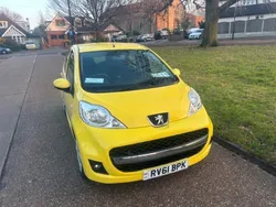 Yellow Used 2011 Peugeot 107 Hatchback | £2,795 (Fair price)