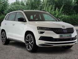 Moon white Used 2021 Skoda Karoq SportLine SUV | £20,290 (Good price)