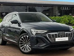 Blue Used 2024 Audi Q8 e-tron S-Line SUV | £47,980 (A bit pricey)