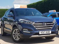 Blue Used 2017 Hyundai Tucson SE SUV | £12,995 (Fair price)