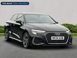 Black Used 2024 Audi A3 S-Line Hatchback | £21,999 (Fair price)