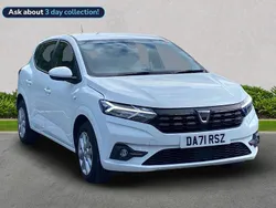 White Used 2021 Dacia Sandero Comfort Hatchback | £9,609 (Good price)