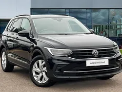 Deep black pearlescent Used 2022 VW Tiguan Life SUV | £19,946 (Super price)