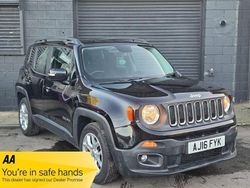 Black Used 2016 Jeep Renegade Longitude SUV | £5,490 (Fair price)