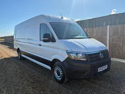 White Used 2022 VW Crafter Trendline Van | £16,995 (A bit pricey)