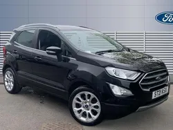Black Used 2021 Ford Ecosport Titanium SUV | £9,871 (Fair price)
