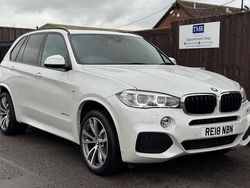 White Used 2018 BMW X5 M Sport SUV | £27,995 (Fair price)