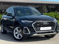 Black Used 2022 Audi Q5 S-Line SUV | £31,380 (Fair price)