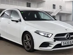 White Used 2020 Mercedes A200 AMG line Hatchback | £17,399 (Fair price)