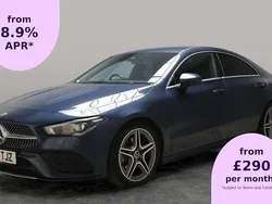 Blue Used 2022 Mercedes CLA180 AMG line Sedan | £22,100 (Good price)
