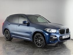 Blue Used 2019 BMW X3 M Sport SUV | £24,850 (Fair price)
