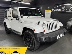White Used 2013 Jeep Wrangler Sahara SUV | £23,599 (Expensive)
