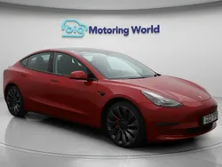 Red Used 2021 Tesla Model 3 Performance Sedan | £19,000 (Good price)