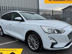 White Used 2019 Ford Focus Titanium X Estate | £14,950 (Fair price)