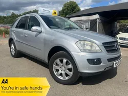 Silver Used 2006 Mercedes ML320 SE SUV | £2,490 (Fair price)
