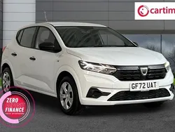 White Used 2022 Dacia Sandero Essentiel Hatchback | £9,990 (Fair price)