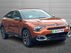 Caramel brown Used 2022 Citroën e-C4 Shine Hatchback | £12,990 (Fair price)