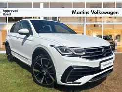 White Used 2023 VW Tiguan R-line SUV | £29,995 (Fair price)