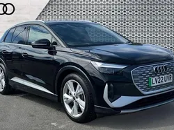 Black Used 2022 Audi Q4 e-tron S-Line SUV | £27,475 (Good price)