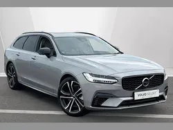 Silver New 2025 Volvo V90 Ultra Estate | £58,950 (A bit pricey)