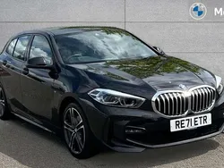 Black sapphire Used 2021 BMW 118 M Sport Hatchback | £20,748 (Fair price)