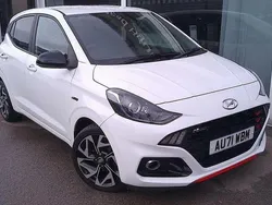 Polar white / black roof Used 2022 Hyundai i10 N Line Hatchback | £9,990 (Good price)