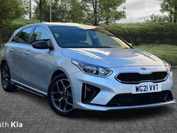 Silver Used 2021 Kia Ceed GT-Line Hatchback | £17,091 (Fair price)