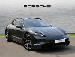 Volcano grey metallic Used 2024 Porsche Taycan 4S Cross Turismo Sedan | £87,500