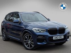 Blue Used 2021 BMW X3 M Sport SUV | £31,261 (Good price)