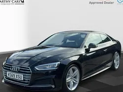 Metallic mythos black Used 2019 Audi A5 S-Line Coupe | £16,495 (Good price)