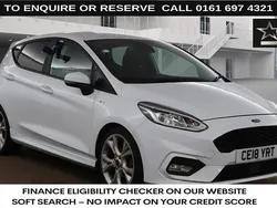 White Used 2018 Ford Fiesta ST-Line X Hatchback | £9,970 (Fair price)