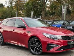 Red Used 2018 Kia Optima EX Estate | £10,995