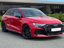 Red New 2025 Audi RS3 Sportback Advanced Hatchback | £64,850