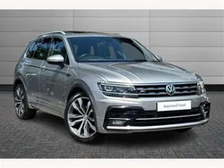 Pure white Used 2019 VW Tiguan R-line SUV | £19,495 (Fair price)