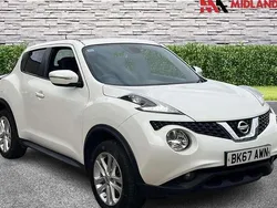 White Used 2017 Nissan Juke N-Connecta SUV | £5,800 (Fair price)