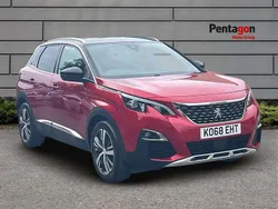 Red Used 2018 Peugeot 3008 GT-line SUV | £12,499 (Fair price)