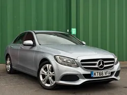 Silver Used 2017 Mercedes C200 Executive Sedan | £9,995 (Good price)