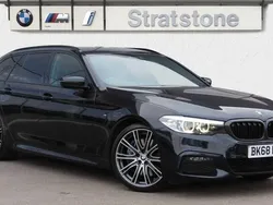 Black Used 2018 BMW 540 M Sport Estate | £31,993 (Fair price)