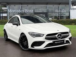 White Used 2023 Mercedes CLA35 AMG Premium Plus Coupe | £38,350 (A bit pricey)