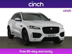 White Used 2019 Jaguar F-Pace Chequered Flag SUV | £23,599 (Fair price)