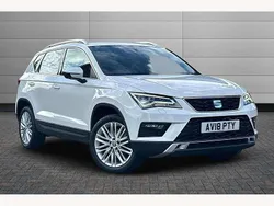 Bila white Used 2018 Seat Ateca XCELLENCE SUV | £11,995 (Fair price)