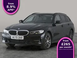 Black Used 2021 BMW 330e Sport Line Estate | £18,973 (Good price)