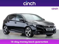 Black Used 2018 Peugeot 308 GT-line Hatchback | £9,349 (Fair price)