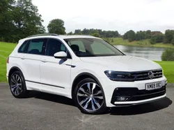 White Used 2019 VW Tiguan R-line SUV | £23,250 (A bit pricey)