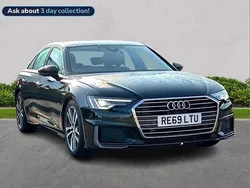Vesuvius grey, metallic Used 2019 Audi A6 S-Line Sedan | £19,455 (Fair price)