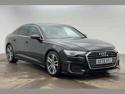 Mythos black Used 2022 Audi A6 S-Line Sedan | £24,190 (Fair price)