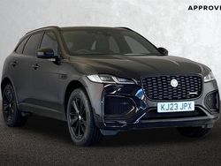 Santorini black Used 2023 Jaguar F-Pace R-Dynamic SUV | £38,195 (Fair price)