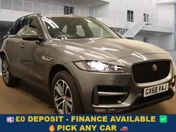 Grey Used 2018 Jaguar F-Pace R-Sport SUV | £17,199 (Fair price)