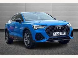 Turbo blue Used 2022 Audi Q3 Black Edition SUV | £29,000 (Fair price)