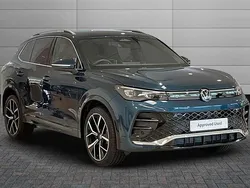 Nightshade blue New 2025 VW Tiguan R-line SUV | £38,695 (Expensive)